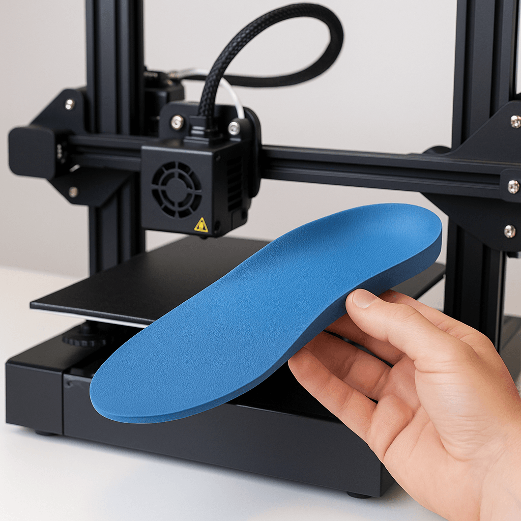 Custom 3D-printed orthotic